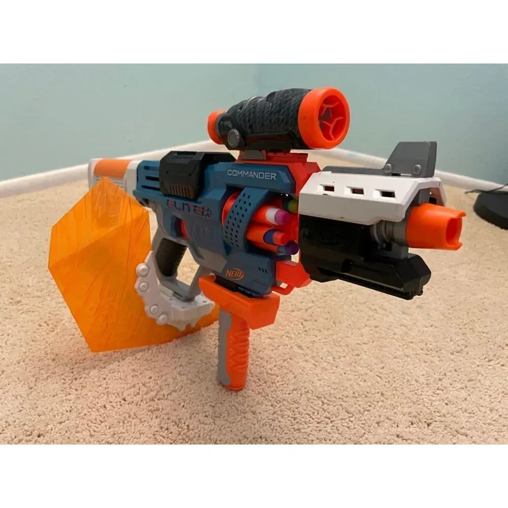 Nerf Elite 2.0 Commander RD-6 Dart Blaster 12 Darts Rotating Drum Outdoor Toys